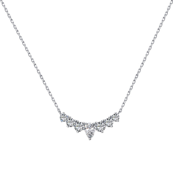 <CHIBA>Dainty Colorful Heart Necklace