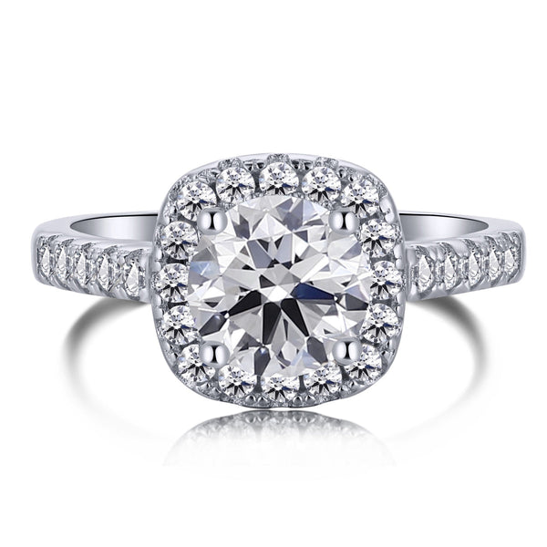 <CHIBA>Dazzling Resplendent Round Cut Wedding Ring