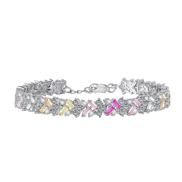 <CHIBA>Dazzling Unique Multi Shape Daily Bracelet