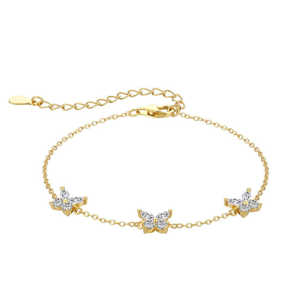 <CHIBA>Radiant Butterfly Shape Bracelet