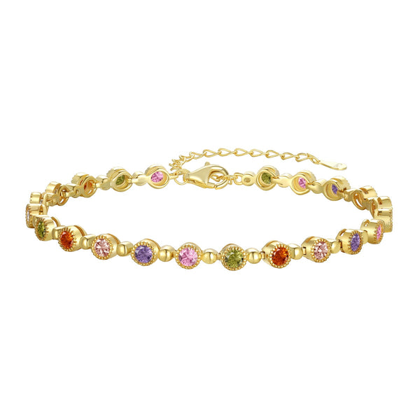 <CHIBA>Sparkling Exquisite Round Cut Party Bracelet