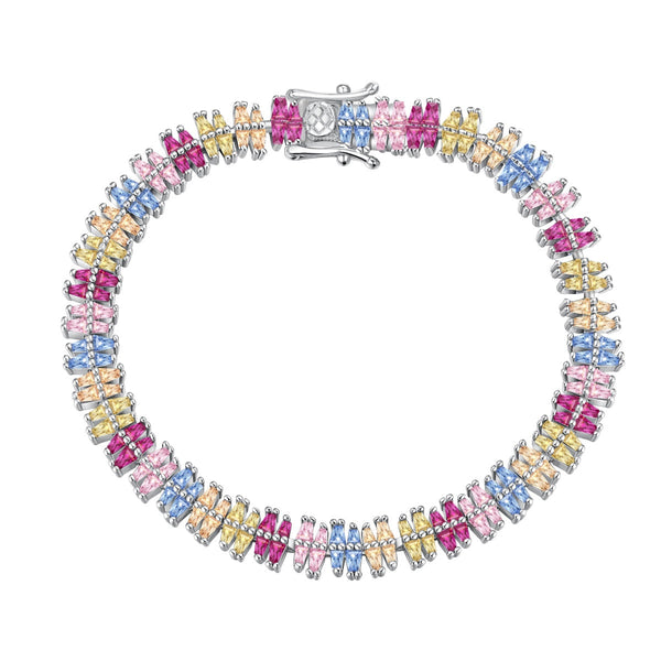 <CHIBA>Sparkling Exquisite Multi Cut Party Bracelet