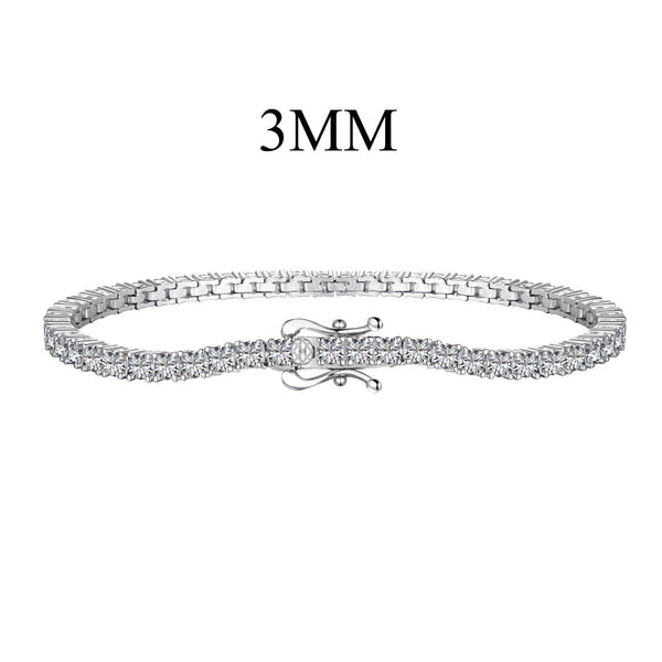 <CHIBA>Dainty Charming Round Cut Tennis Bracelet