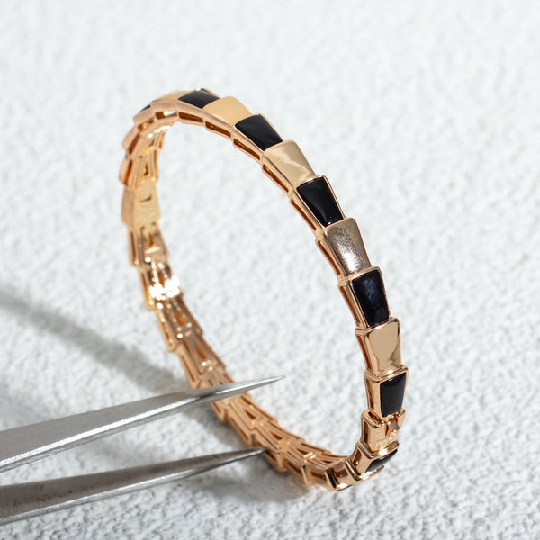 <CHIBA>SERPENTI BRACELET PINK GOLD ONYX