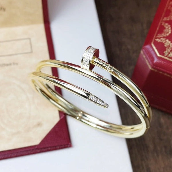 <CHIBA>JUSTE BRACELET 3.5MM DOUBLE ROW DIAMOND