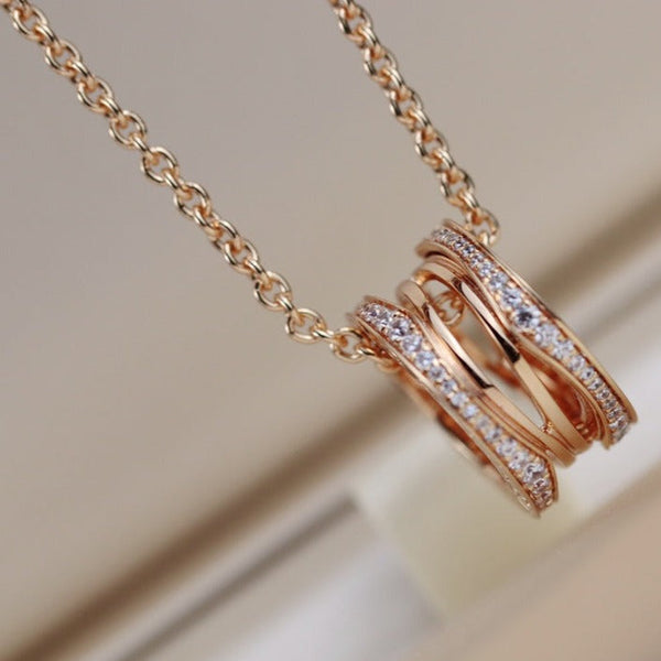 <CHIBA>ZERO 1 PINK GOLD NECKLACE