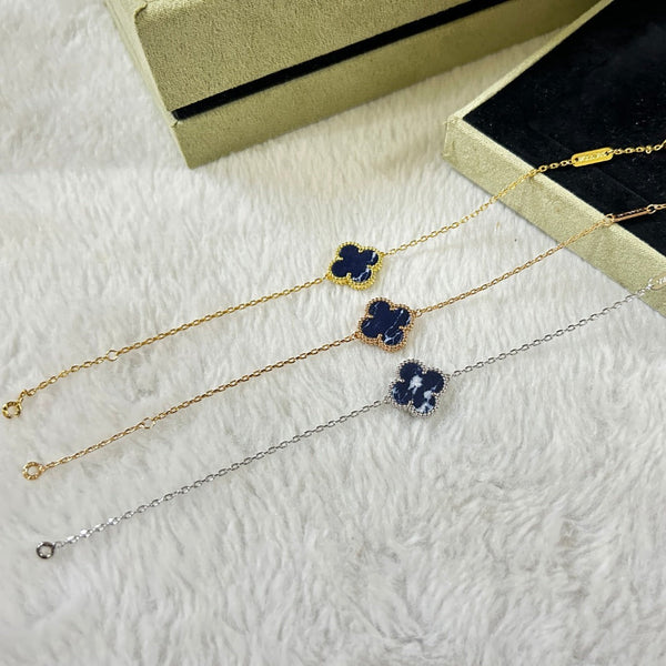 <CHIBA>CLOVER 1 MOTIF PIETERSITE BRACELET