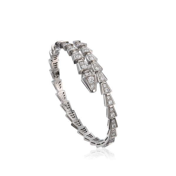 <CHIBA>SERPENTI BRACELET 6MM SILVER DIAMOND