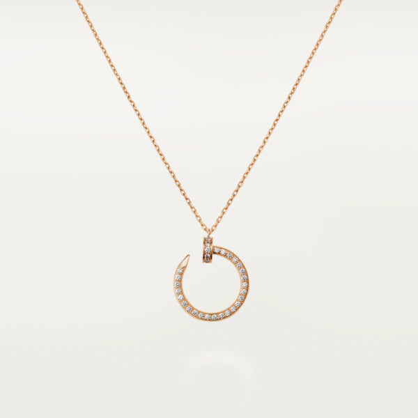 <CHIBA>JUSTE NECKLACE PINK GOLD DIAMONDS