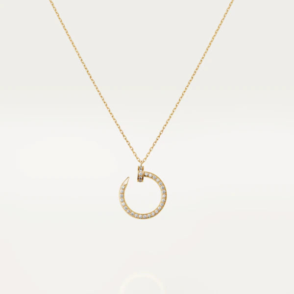 <CHIBA>JUSTE NECKLACE GOLD DIAMONDS
