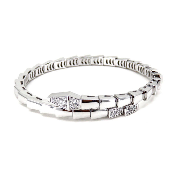 <CHIBA>SERPENTI BRACELET DIAMONDS SILVER