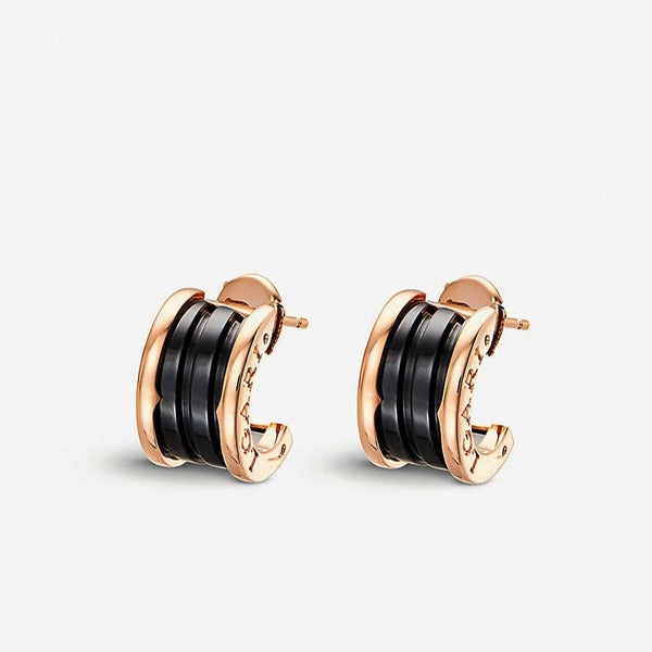 <CHIBA>ZERO 1 PINK GOLD CERAMIC EARRINGS