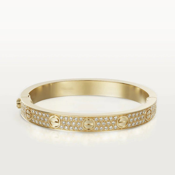 <CHIBA>LOVE BRACELET 6.1MM DIAMOND-PAVED