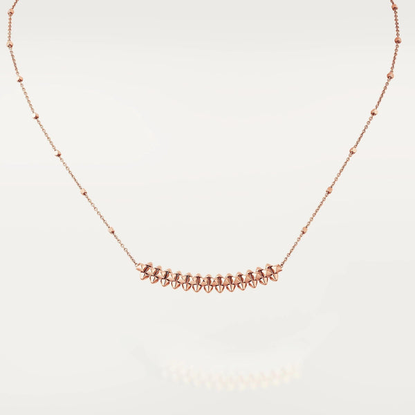 <CHIBA>CLASH PINK GOLD NECKLACE