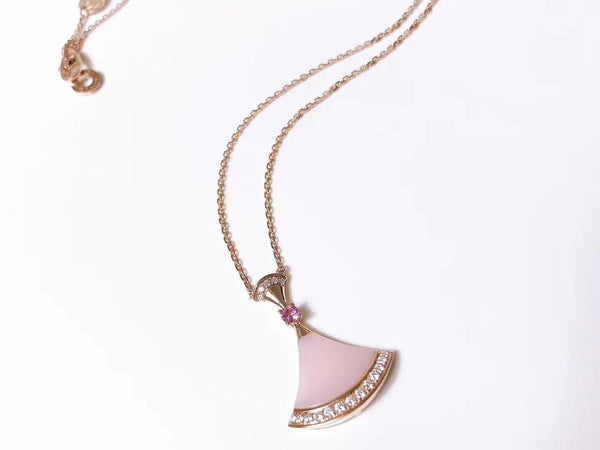 <CHIBA>DREAM NECKLACE PINK MOP DIAMOND