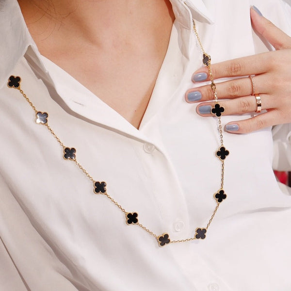 <CHIBA>CLOVER 20 MOTIFS ONYX ROSE GOLD