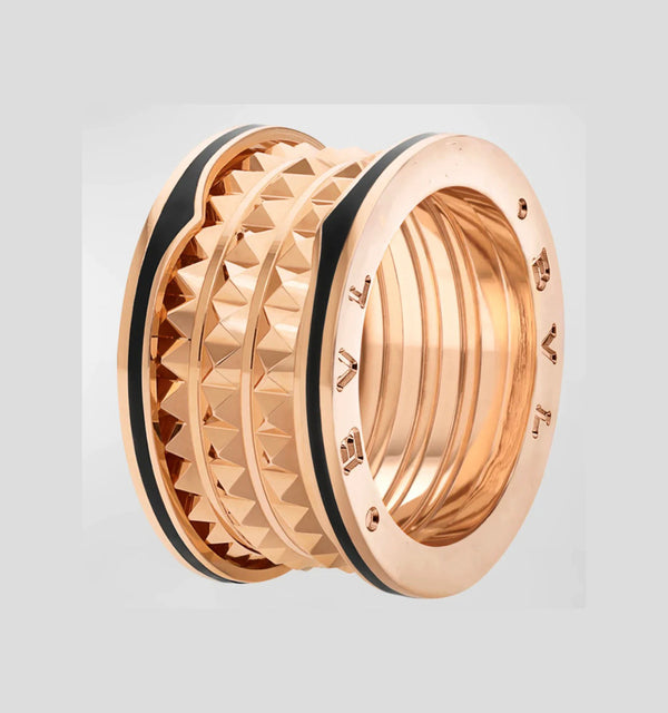 <CHIBA>ZERO 1 ROCK BLACK CERAMIC PINK GOLD LARGE MODEL