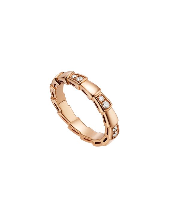 <CHIBA>SERPENTI RING PINK GOLD  3MM