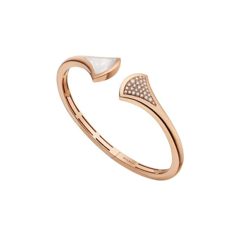 <CHIBA>DREAM BRACELET OPEN PINK GOLD MOP DIAMOND