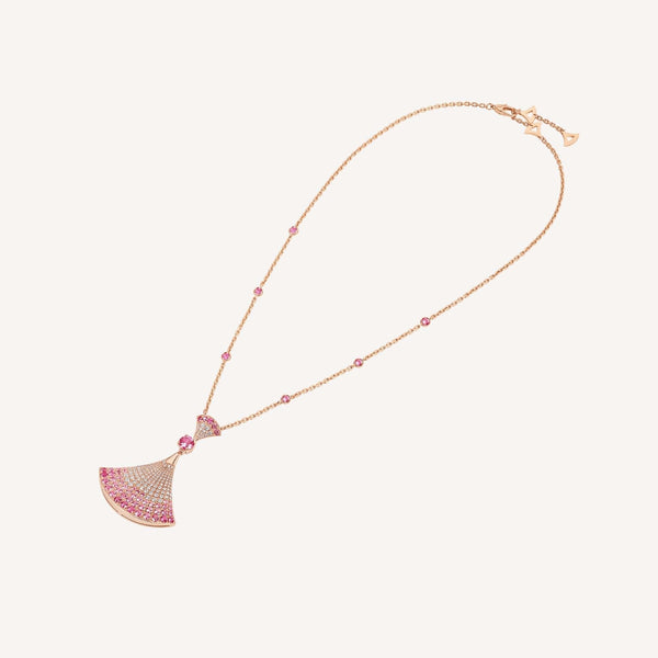<CHIBA>DREAM NECKLACK DIAMOND PINK GOLD