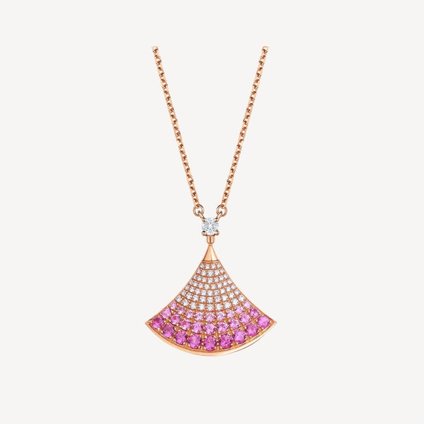 <CHIBA>DREAM NECKLACE PINK GOLD PINK DIAMOND