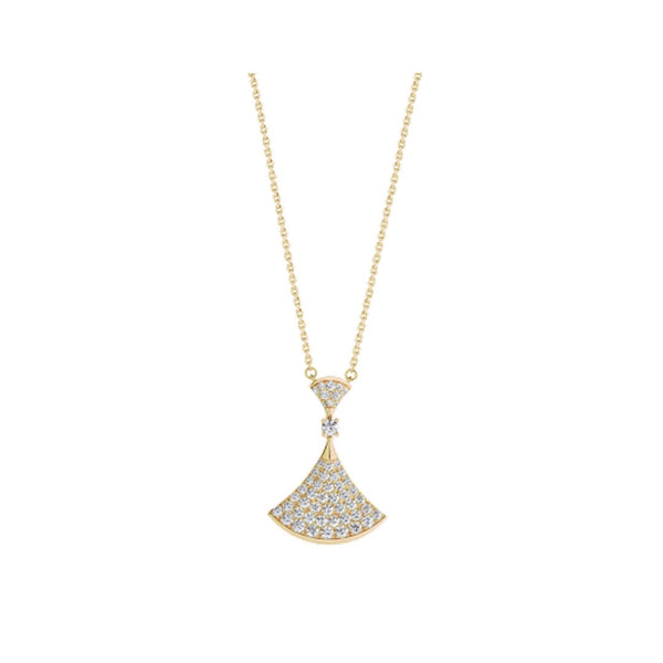 <CHIBA>DREAM NECKLACE GOLD FULL DIAMOND