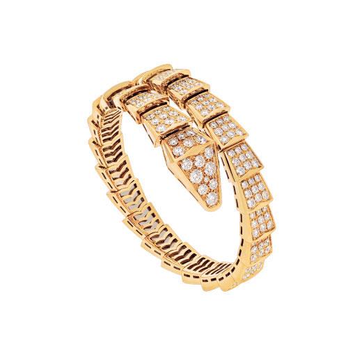 <CHIBA>SERPENTI BRACELET 8MM GOLD DIAMOND