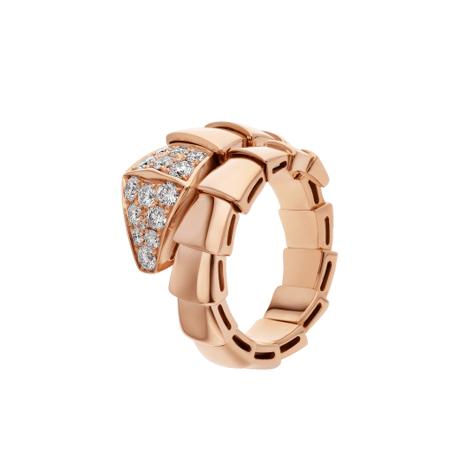 <CHIBA>SERPENTI RING PINK GOLD DIAMOND