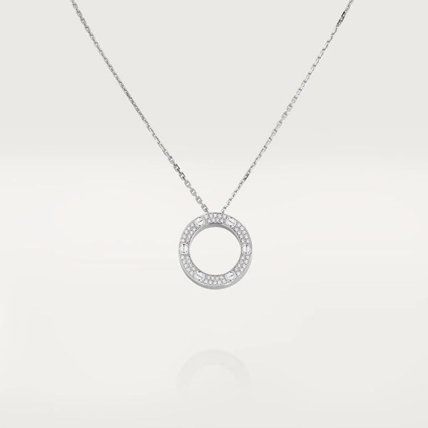 <CHIBA>LOVE NECKLACE ADJUSTABLE SILVER