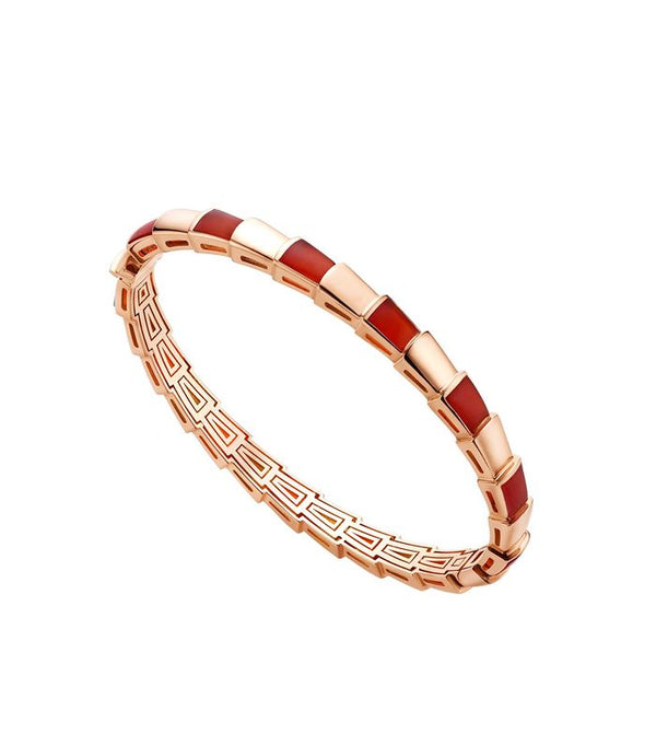 <CHIBA>SERPENTI BRACELET PINK GOLD RUBELLITE