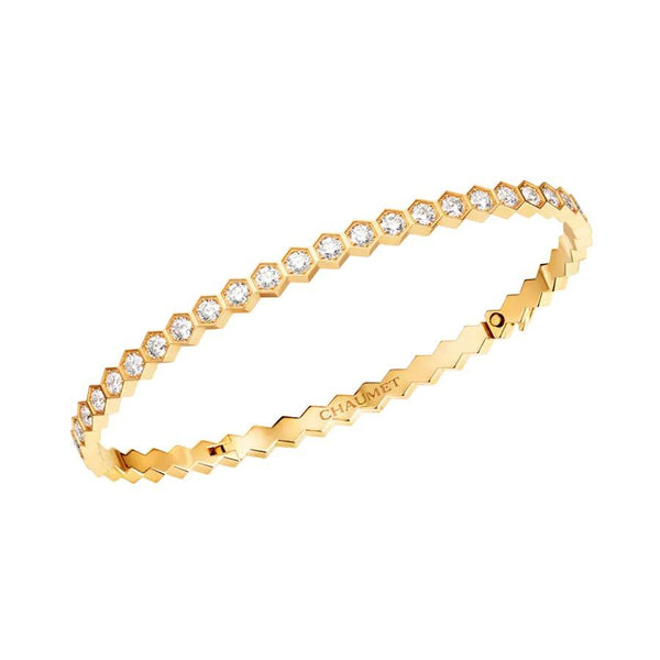 <CHIBA>BEE LOVE GOLD BRACELET FULL DIAMOND