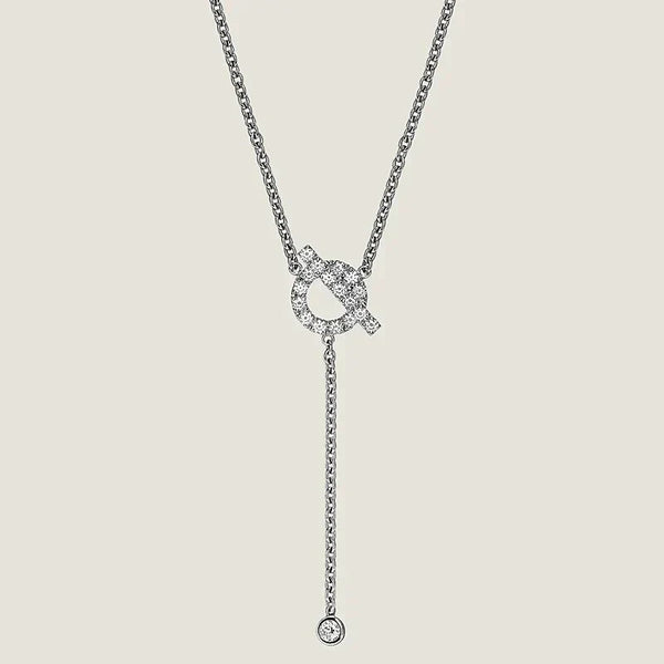 <CHIBA>FINESSE SILVER DIAMOND NECKLACE