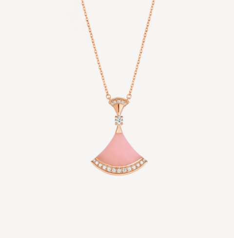 <CHIBA>DREAM NECKLACE PINK OPAL