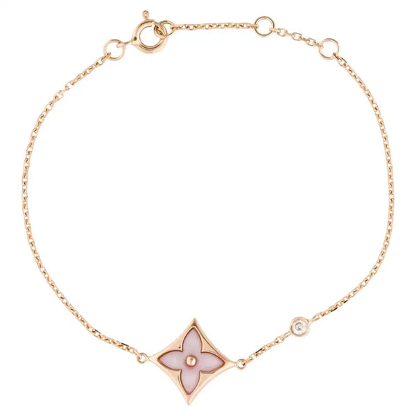 <CHIBA>STAR 1 DIAMOND PINK GOLD BRACELET