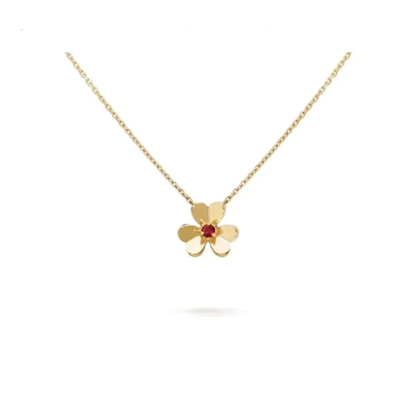 <CHIBA>FRIVOLE GOLD FLOWER NECKLACE