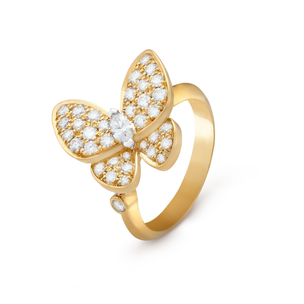 <CHIBA>BUTTERFLY DIAMOND RING